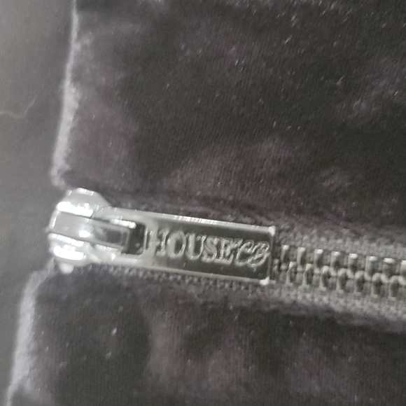 House of CB crop velvet bonned ruffle top corset bustier size small - Picture 13 of 15